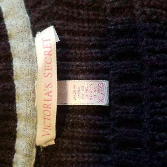 Victoria's Secret Women Purple Pullover Sweater XL - Picture 4 of 5